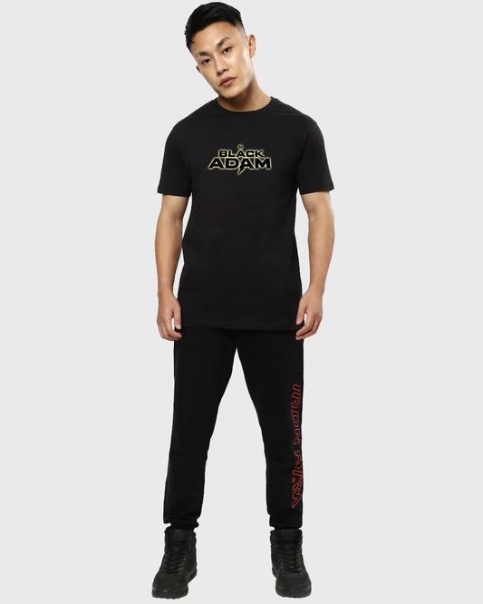 Men's Black Adam Graphic Printed T-shirt